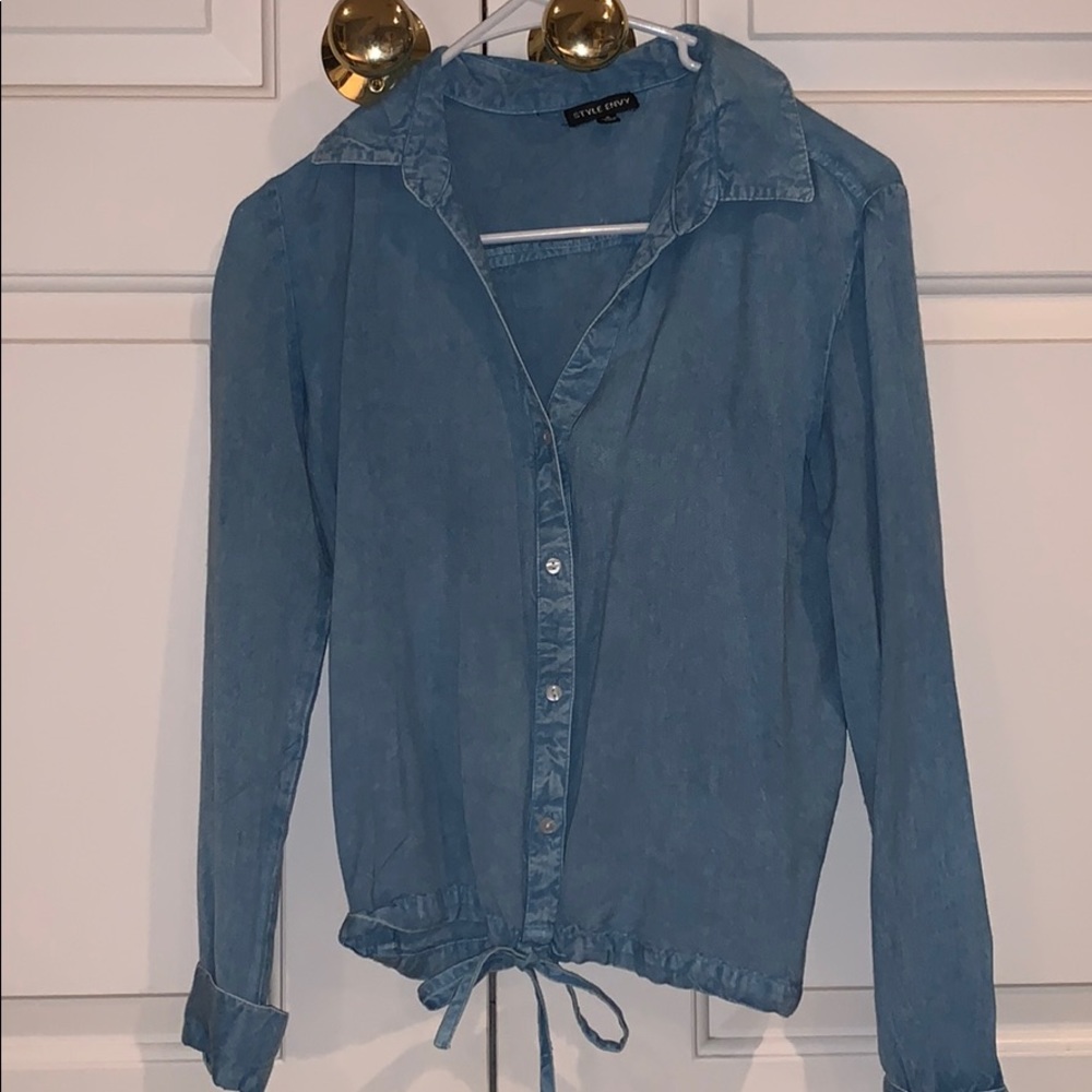 Style Envy Tie Top